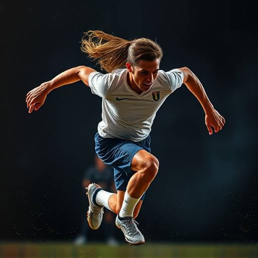 Een dynamische sportvideo die de prestaties van atleten en de energie van de sport vastlegt.