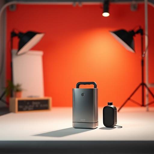 Een professionele opname van een product in een studio-omgeving.