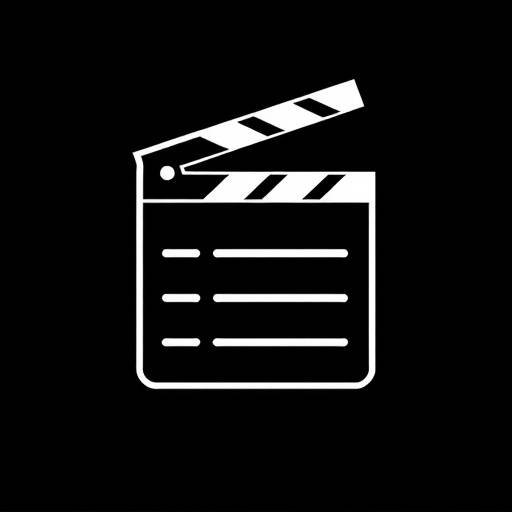 Icoon van een script of storyboard.